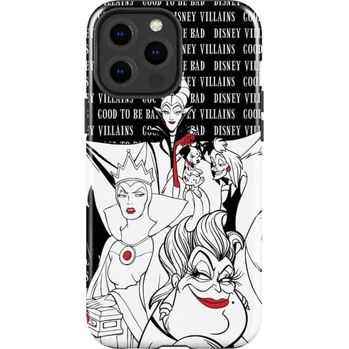 Disney Villains Characters Art iPhone 15 Pro Max Impact Case